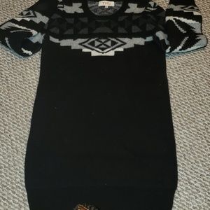 YMC BLACK sweater dress NWOT size XS but oversized